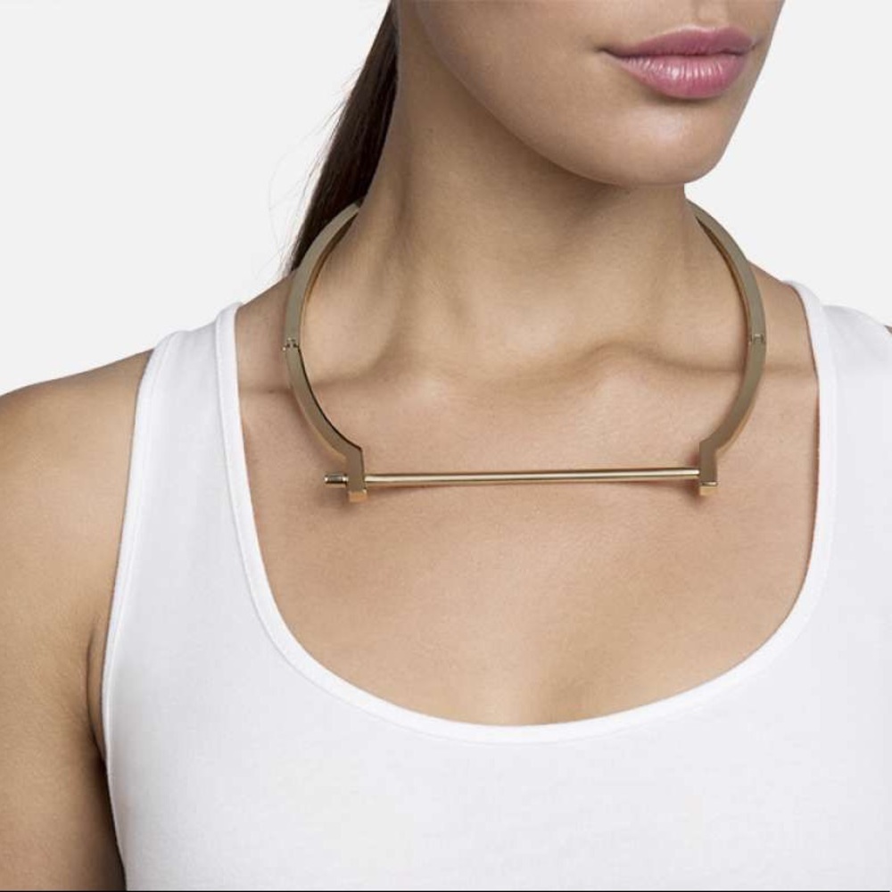 Miansai screw cuff rose gold choker necklace - Picture 4 of 4